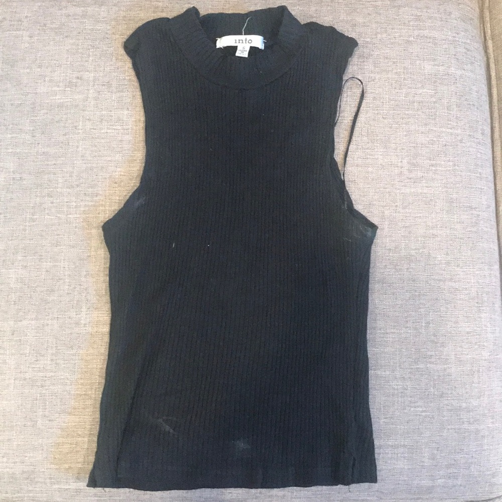 High neck crop top